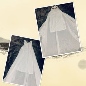 Strapless White dress